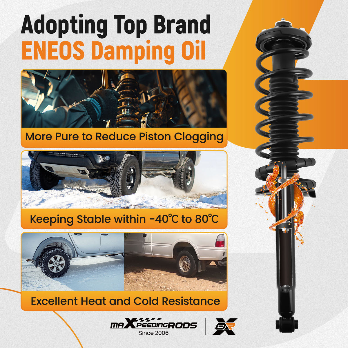 Compatible For Honda Accord 1998-2002 OE Replacement Strut Assembly
