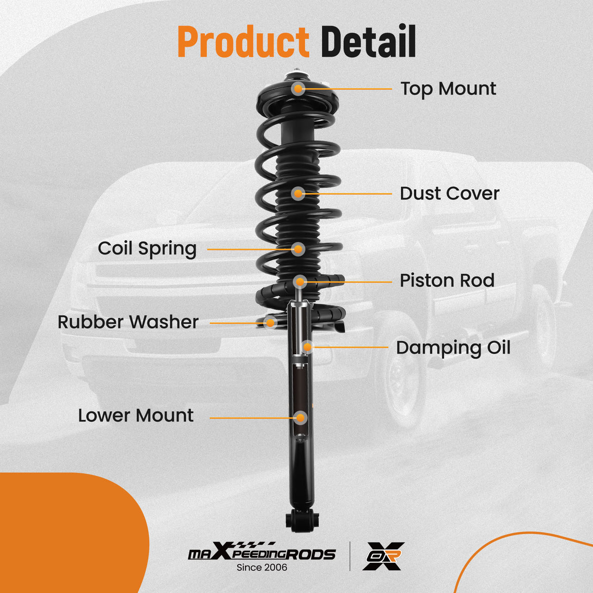 Compatible For Honda Accord 1998-2002 OE Replacement Strut Assembly