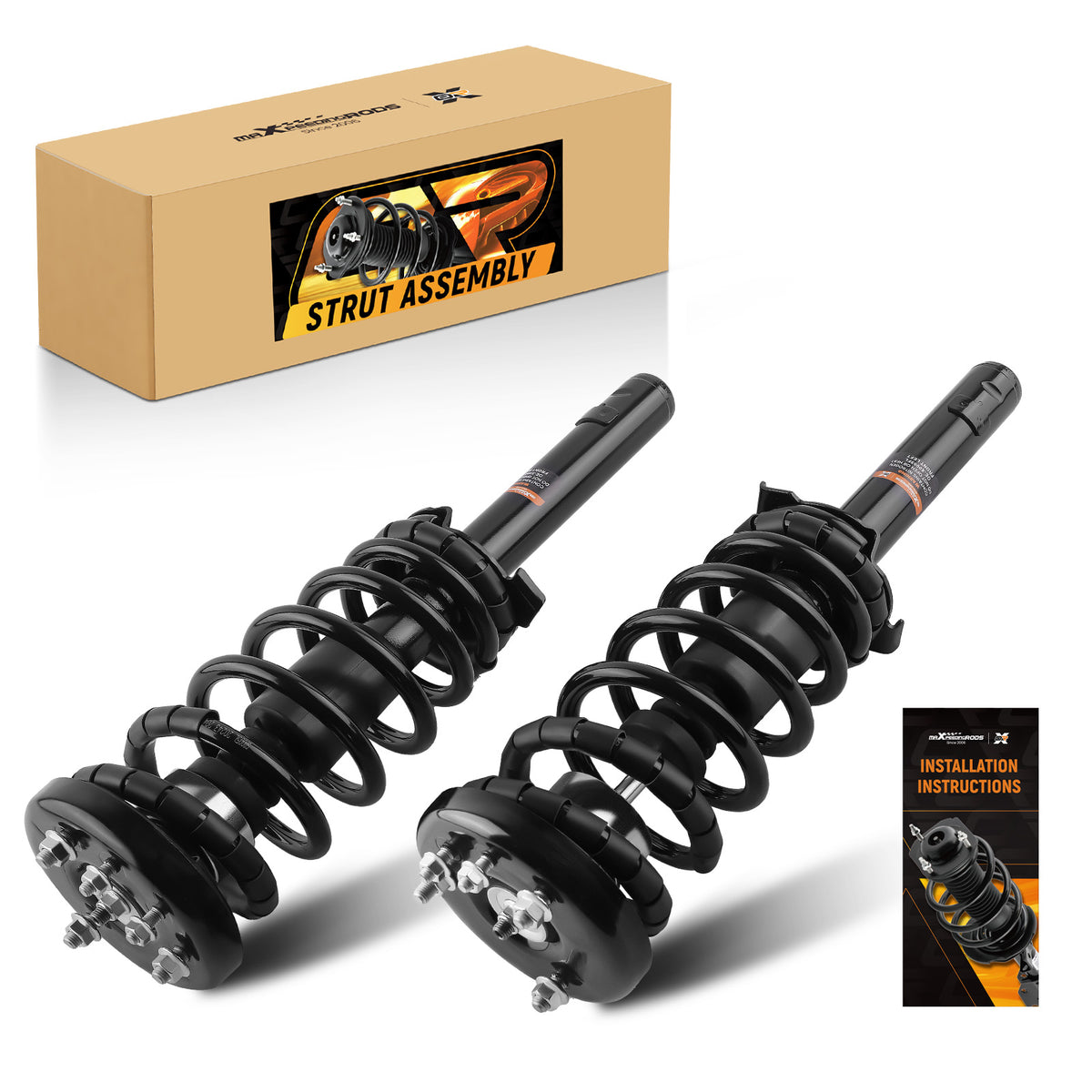 Front Complete Struts w/Sway Bar Links Compatible For Honda Accord 1998-2001 2002 2.3L 3.0L