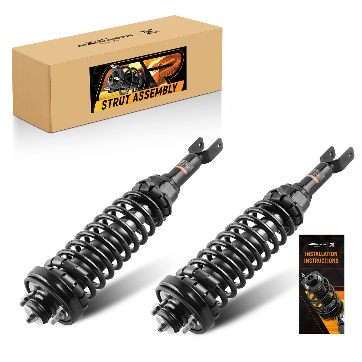 Rear Struts w/Coil Spring Assembly Compatible For Honda Civic 1996-2000 All Models
