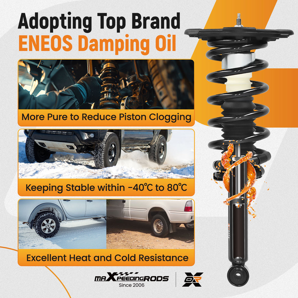 Rear Suspension Shock Absorber Compatible For Nissan Sentra 2000-2004 2005 2006 1.8LITER L4