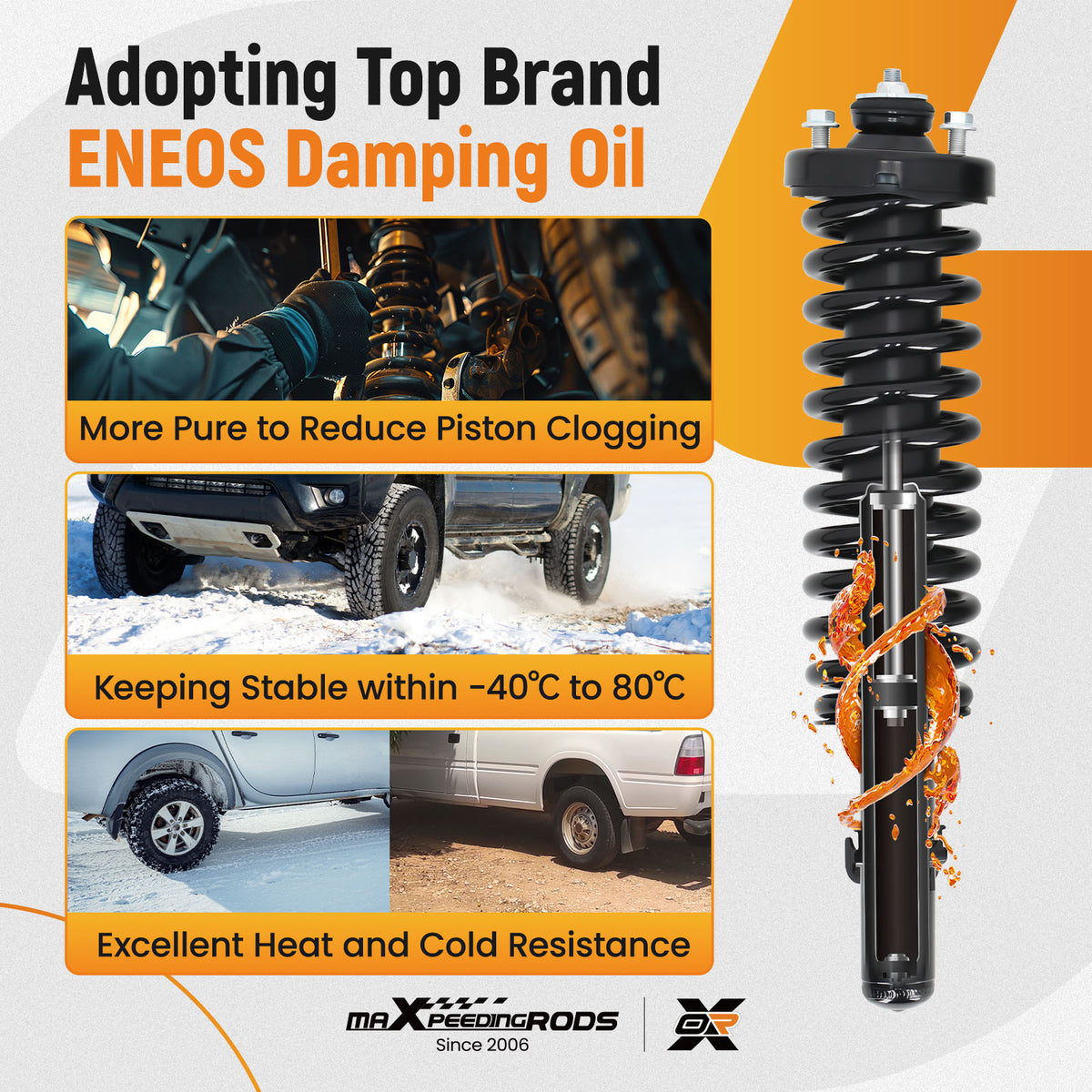 Compatible For Honda Accord 94-97 Coupe/Sedan/Wagon OE Replacement Strut Assembly