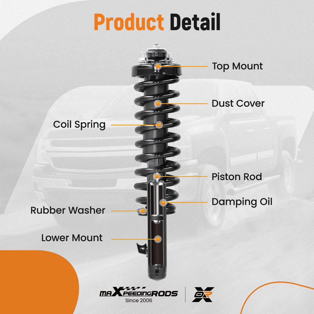 Compatible For Honda Civic 1992-1995 OE Replacement Strut Assembly