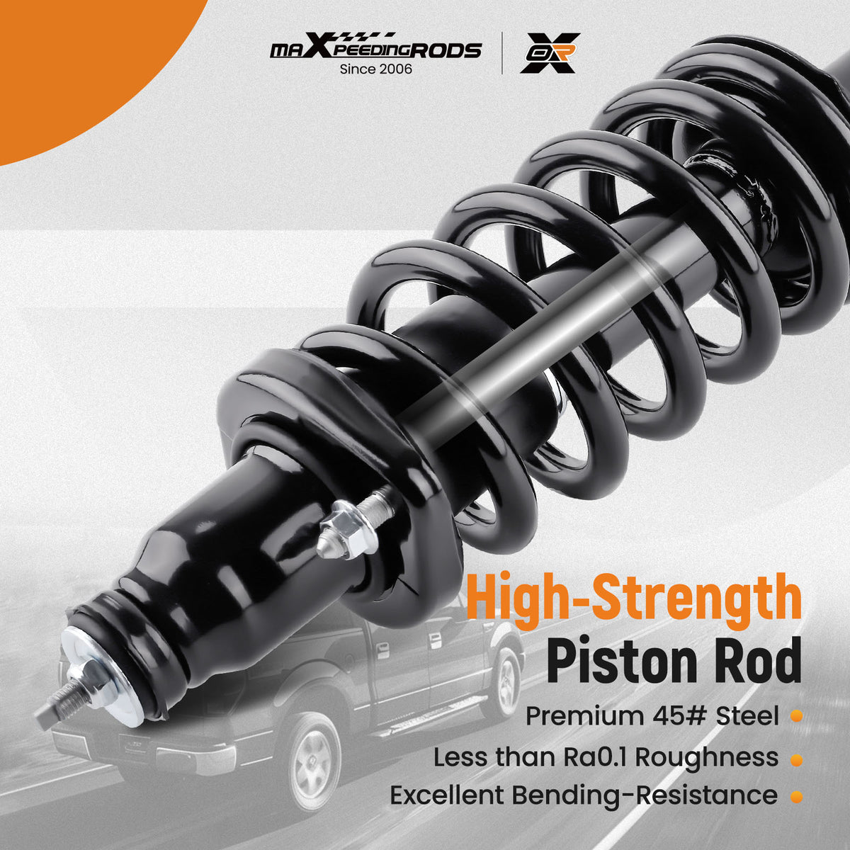 2pcs Rear Complete Strut w/SpringMounts Assembly compatible For Honda CR-V 2000-2006