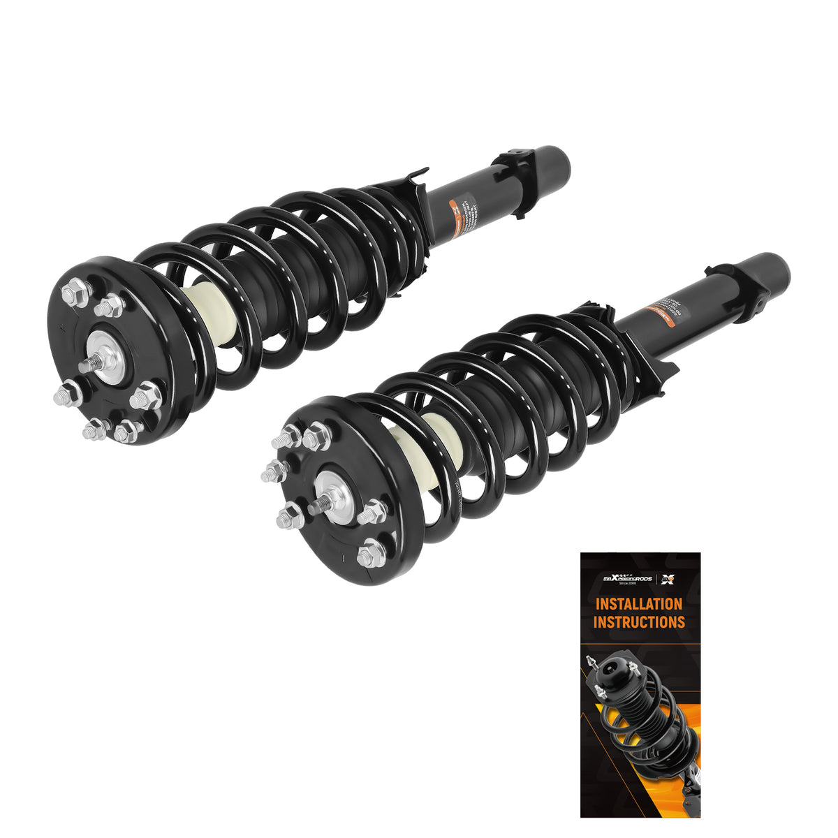 2pcs Front Struts w/Coil Springs Assembliy compatible For Acura TSX 2009 2010 2011 2012