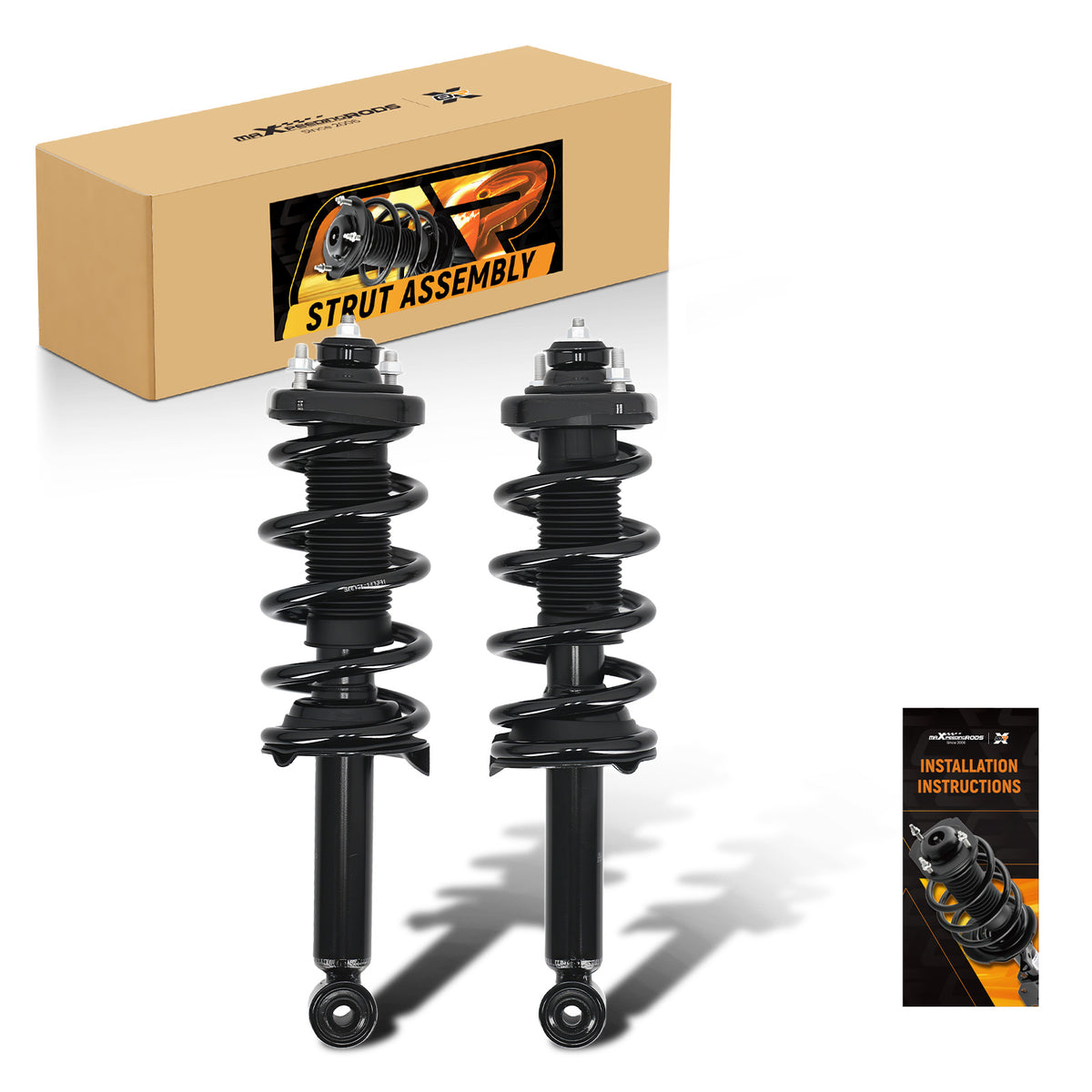 NEW Rear Struts 2012 2013 2014 2015 2016 compatible For Honda CR-V 2WD 2.4L 172957R 172957L