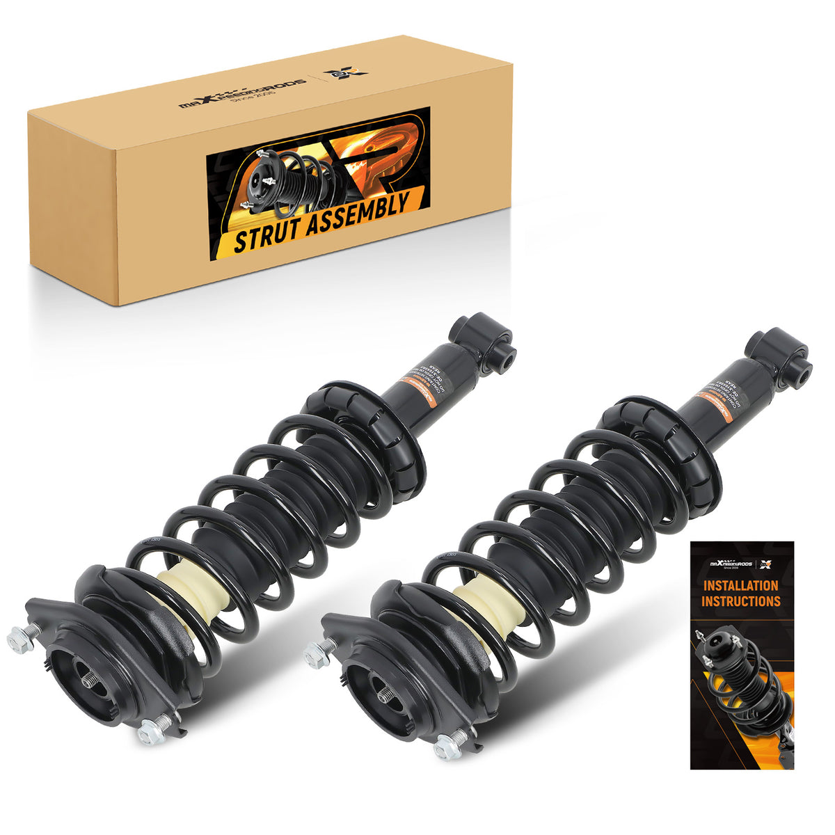 1 Pair Rear Shock Struts Assembly compatible For Subaru Impreza 2008-2011 272696