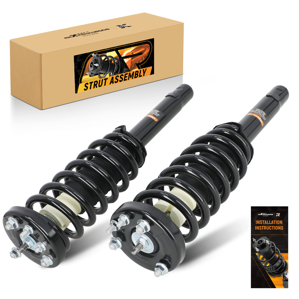 Front Rear Quick Complete Struts w/ Coil Spring Assembly Compatible For Acura TSX 2004-2008