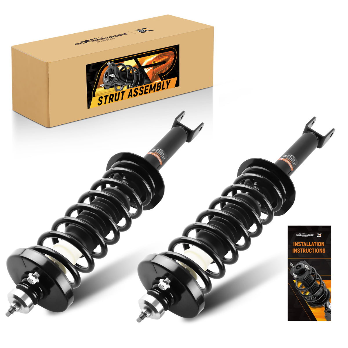 1 Pair Rear Shock Struts Assembly compatible For Honda Accord 2013-2017 272984