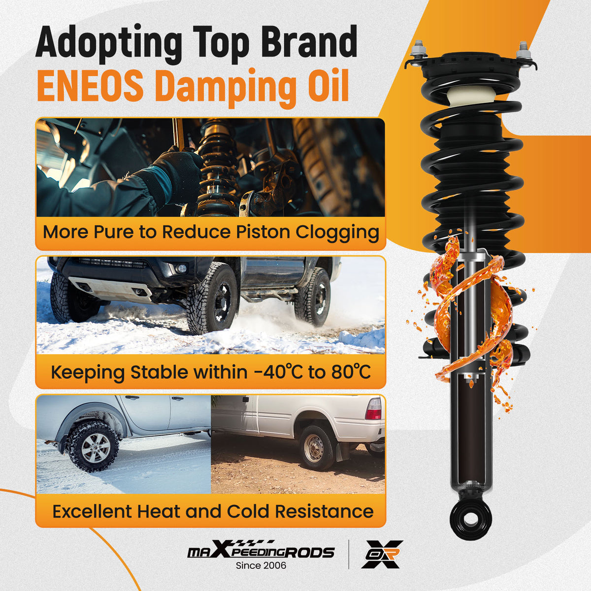 Pair Rear StrutCoil Spring Shock Assembly compatible For Subaru Outback 2005-2007 272567