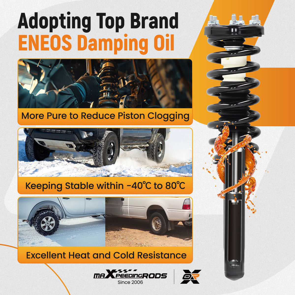 1 Pair Front Shock Struts Assembly compatible For Acura TL 2004 2005 2005 2007 2008