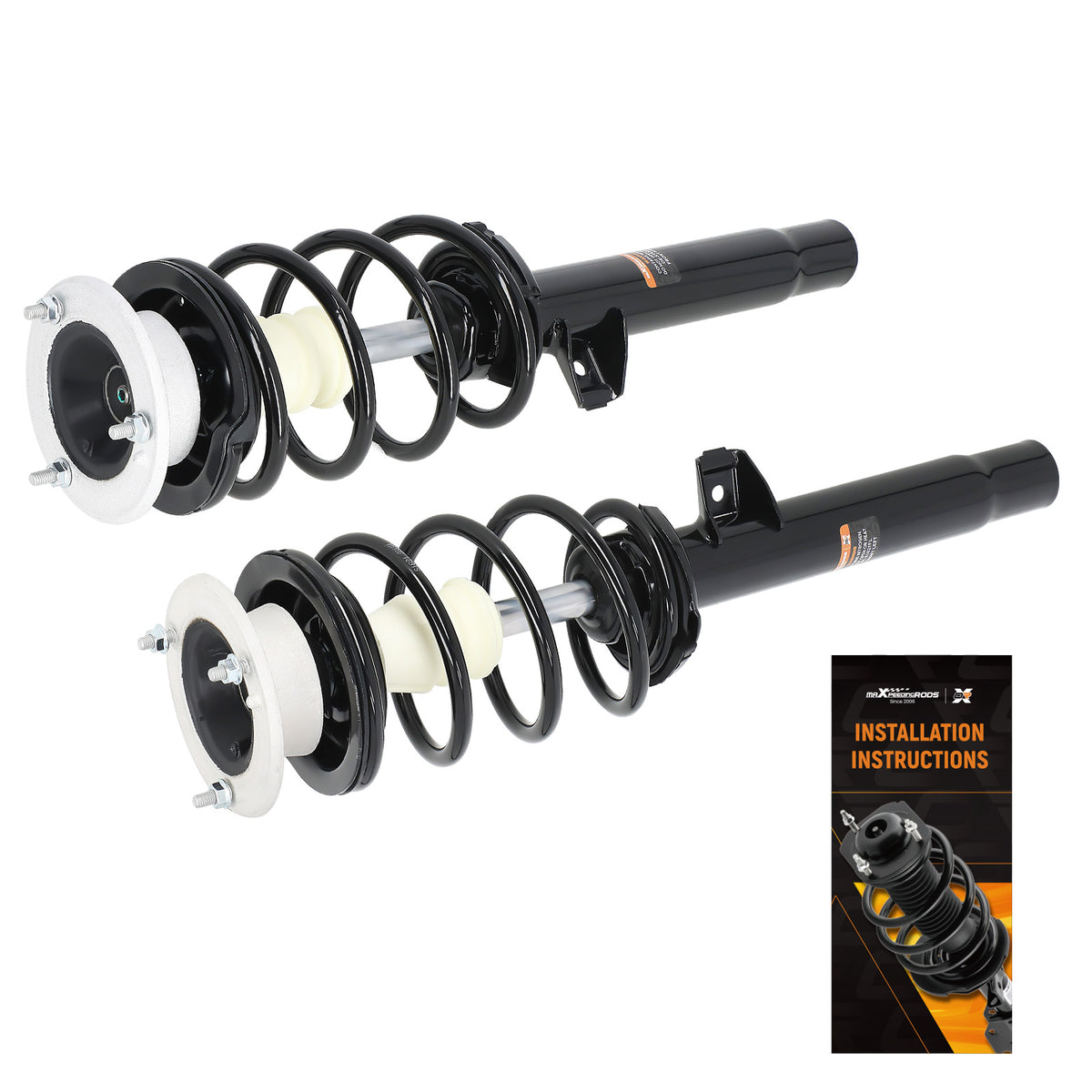 Front Suspension Shock Absorbers compatible For BMW 2008-2011 135I 2006 325I 172314 172313