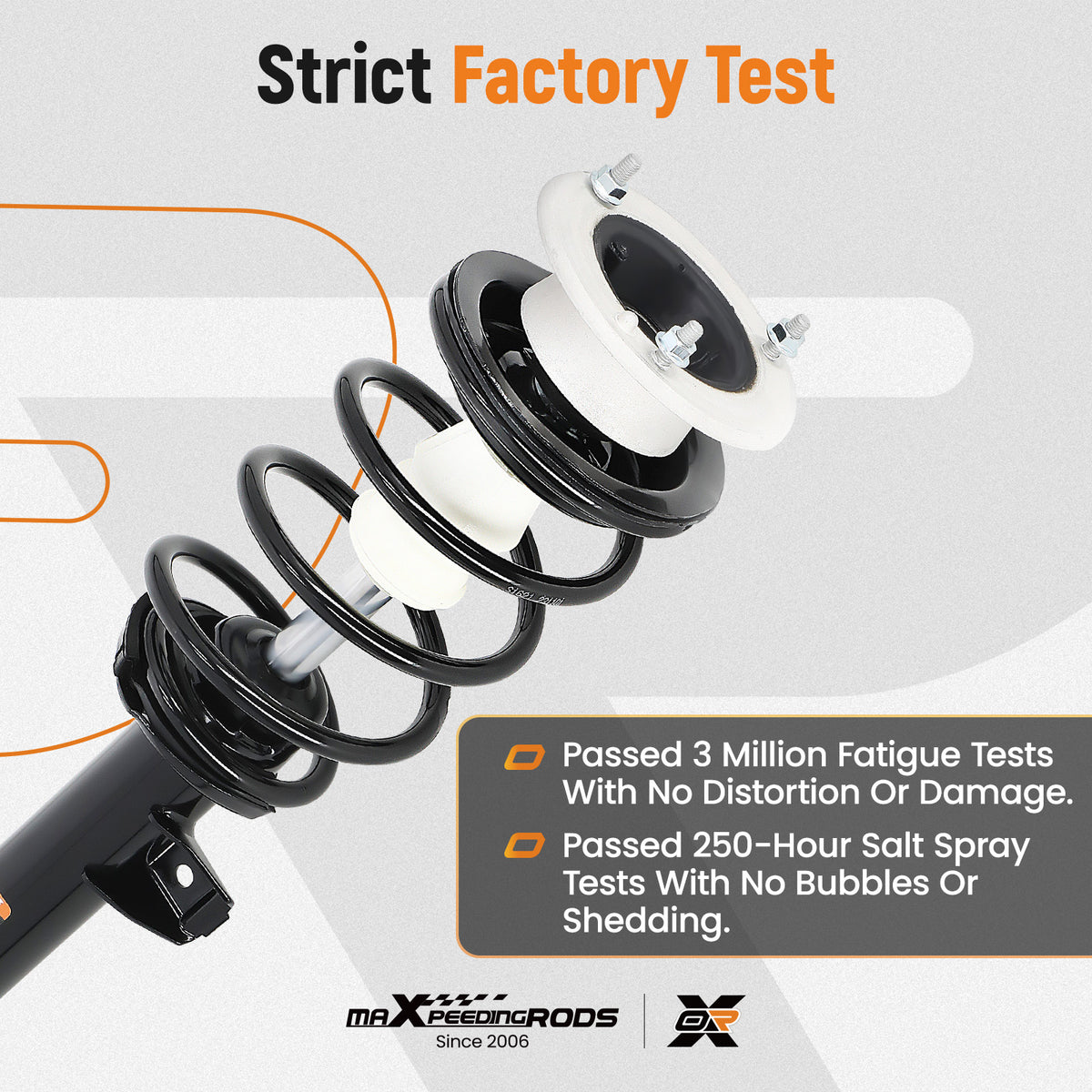 Front Suspension Shock Absorbers compatible For BMW 2008-2011 135I 2006 325I 172314 172313