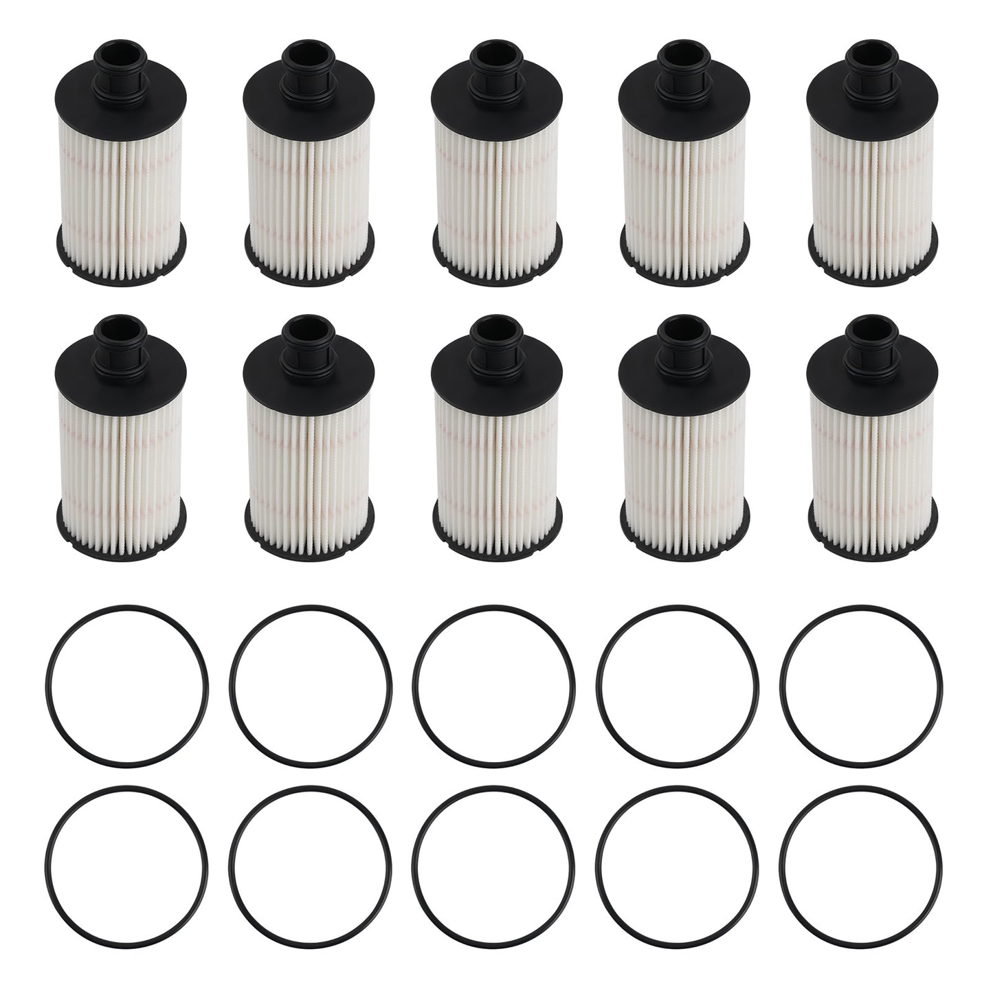 10Pcs New Oil Filter compatible For Land Rover Range Rover RR Sport LR4 3.0L 5.0L LR011279