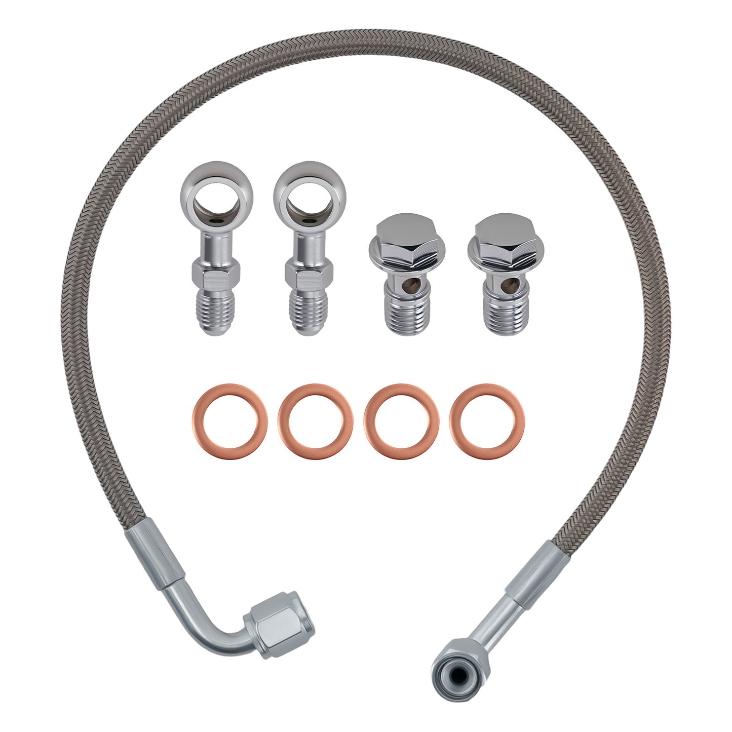 Turbo Oil Feed Line compatible for Mini Cooper S Countryman Clubman 1.6L Turbocharger 07-16