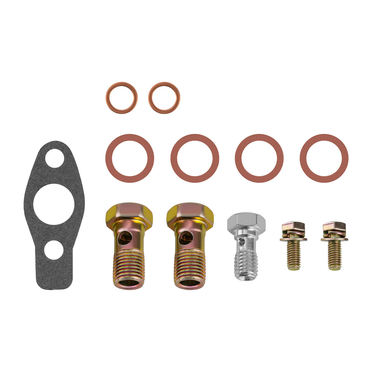 TD04 Turbo Oil Water Feed Return Line Kit compatible For Subaru Impreza WRX WRX-NB 2.0L