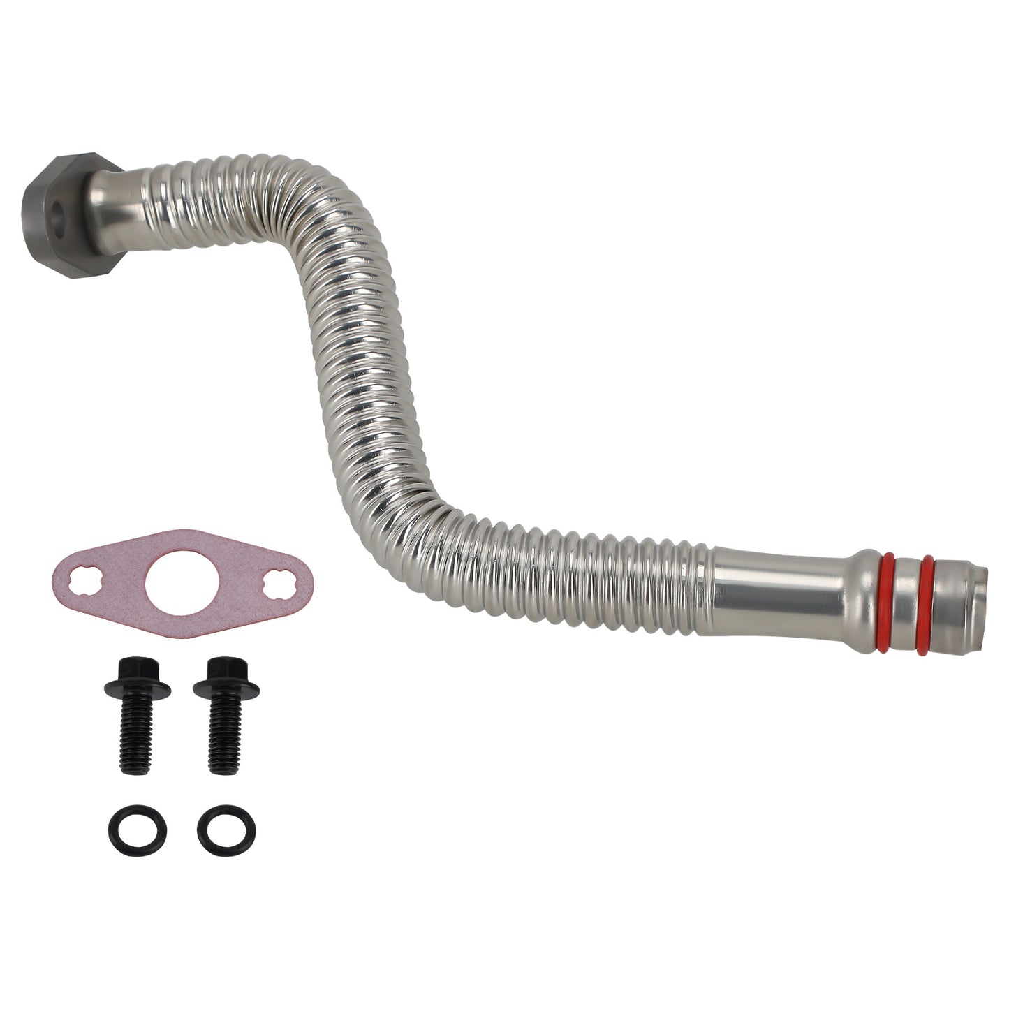Turbo Oil Return Drain Line Tube compatible for Dodge Cummins Ram 2500 3500 5.9L Diesel