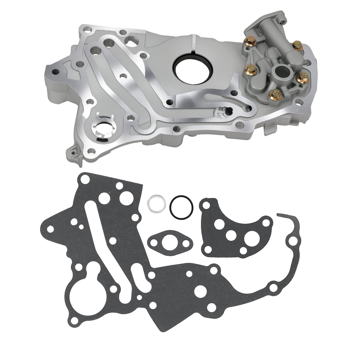 Aluminum Engine Oil Pump compatible For Hyundai Sonata L4 2.0L 1992-1995 MD175762