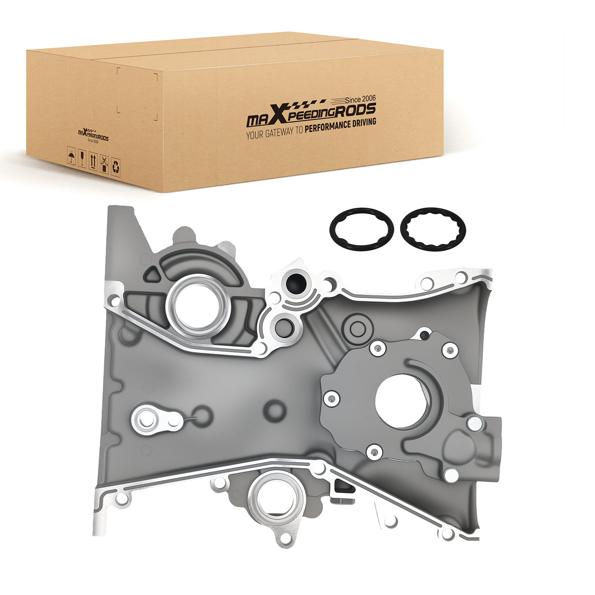 Aluminum Engine Oil Pump compatible For Nissan Sentra L4 1.8L 2000-2006 635-208