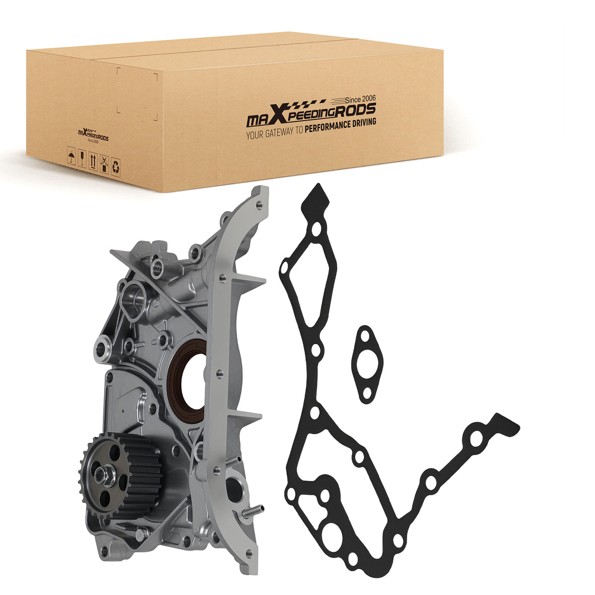 Oil Pump w/o Sensor Port Fit 83-95 compatible For Toyota Camry Solara 2.2L DOHC 5SFE 15100-6301