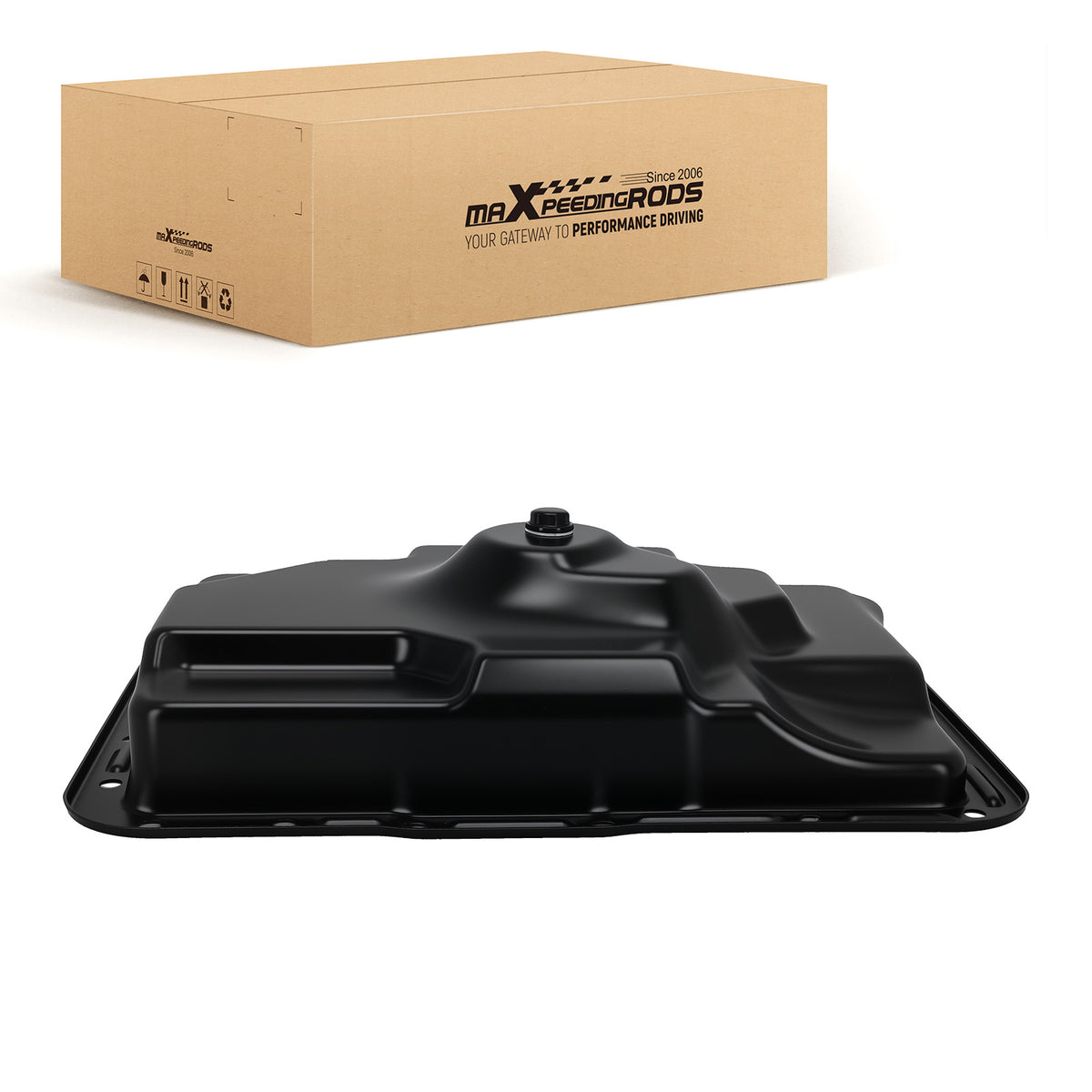 Steel Transmission Oil Pan compatible For Ford Explorer 4R44E/4R55E 4WDF69Z7A194BA