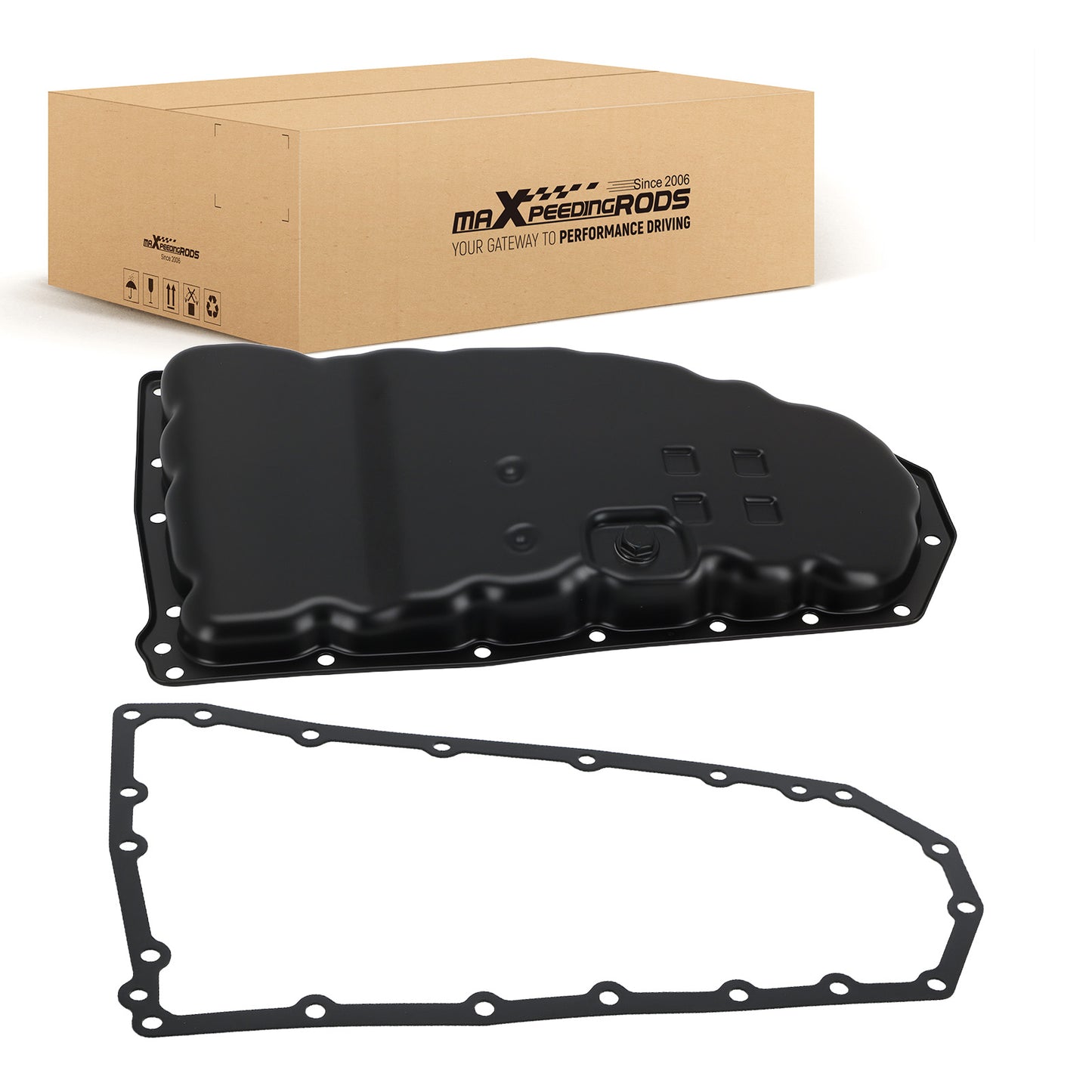 Transmission Oil Pan w/ Gasket compatible for Nissan Altima 2007-2012 2.5L Base S SL Auto
