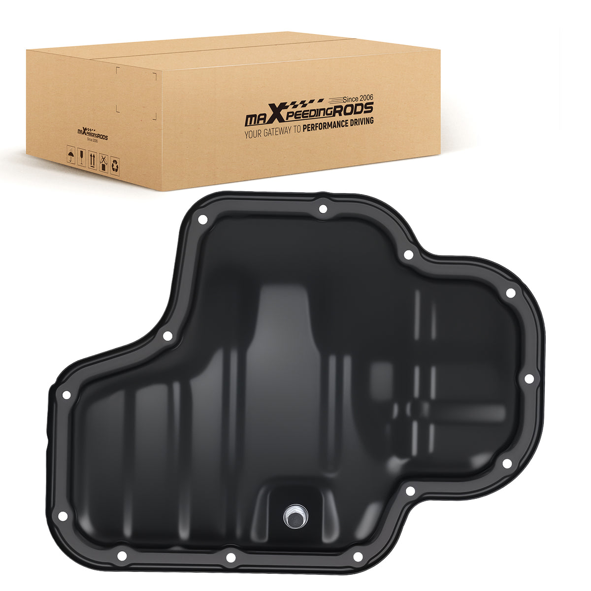 Engine Oil Pan compatible For Lexus NX250 NX350h compatible For Toyota Highlander Camry Steel
