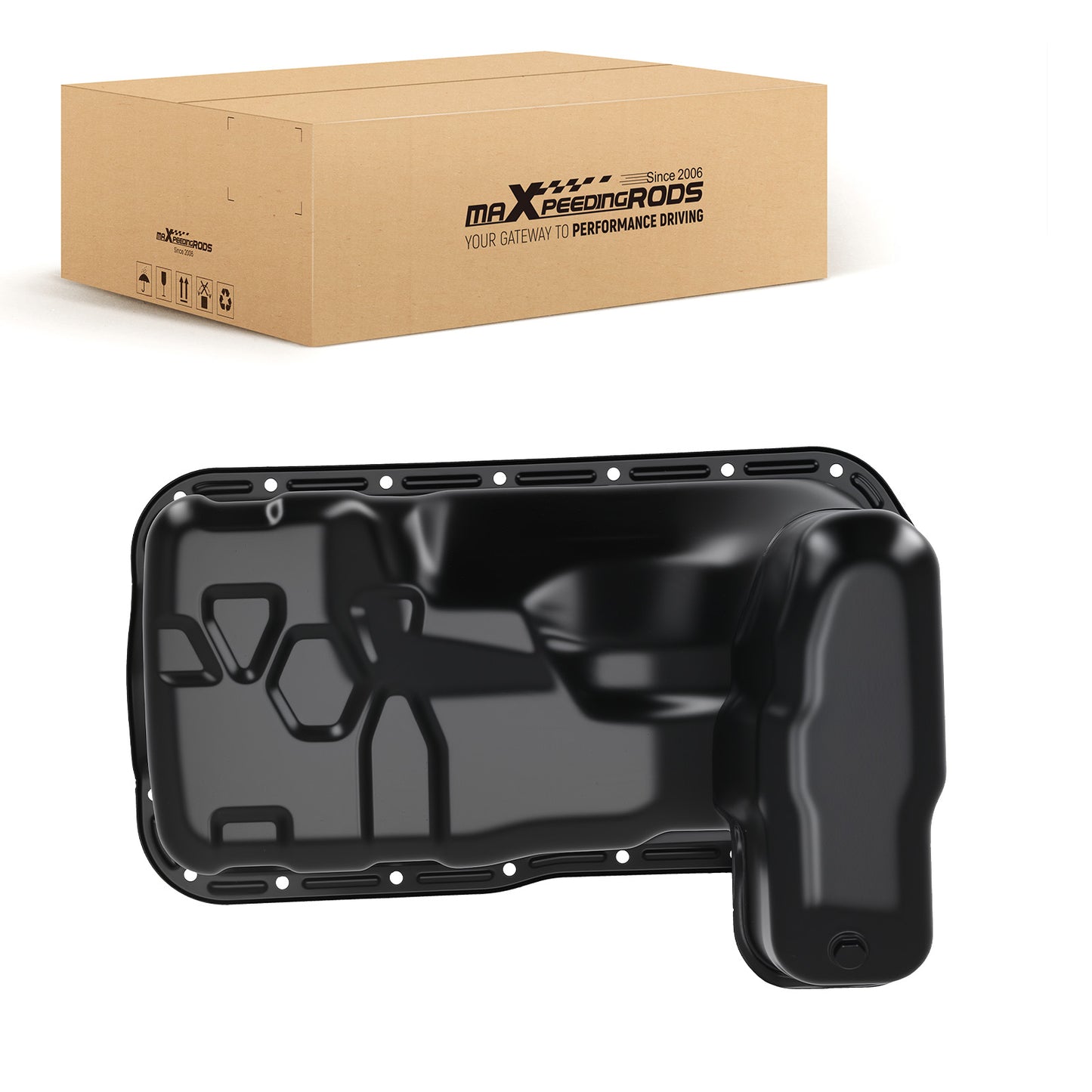 Engine Oil Pan Assembly compatible For Nissan Frontier 3.3L 1999-2004 264-515 Steel