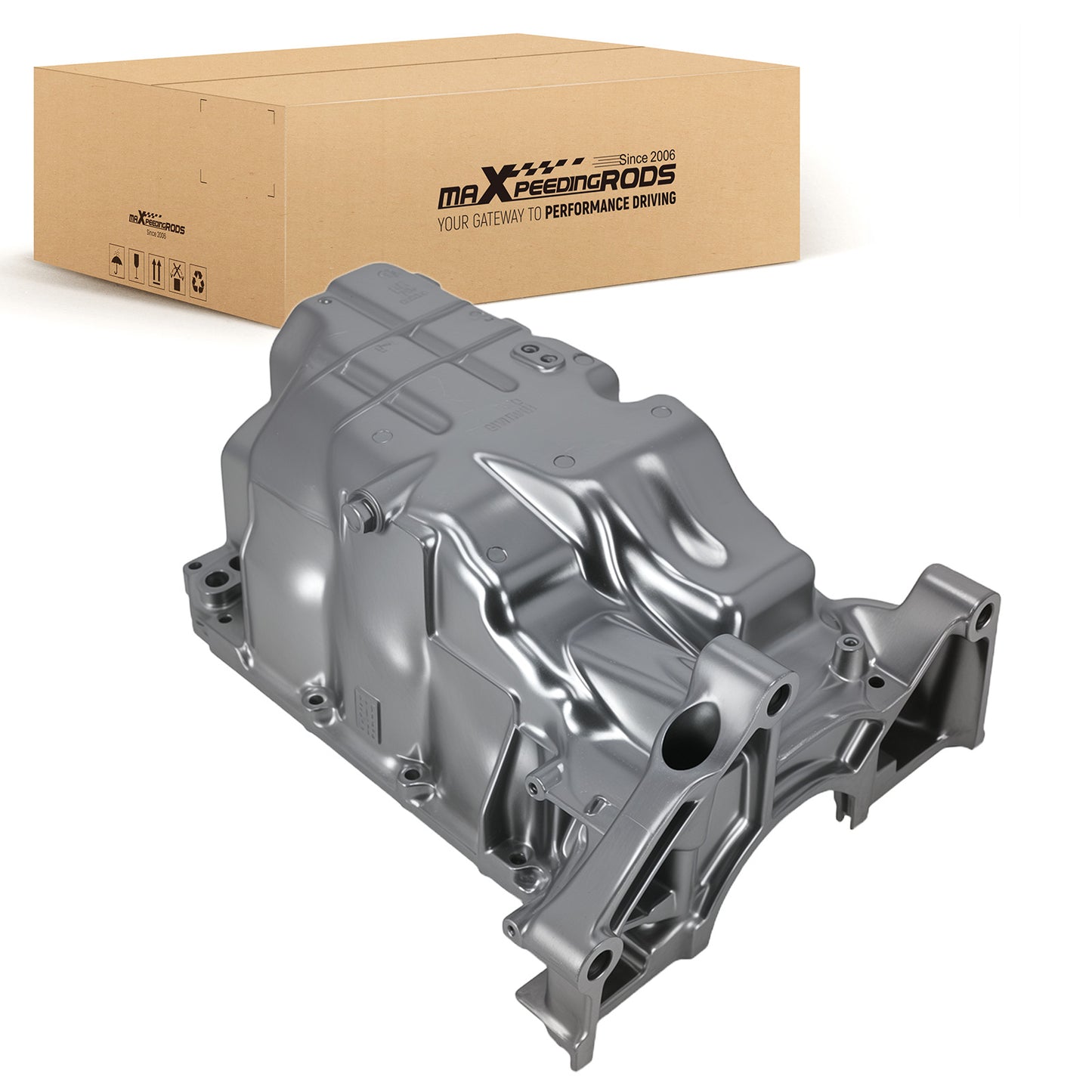 Aluminum Engine Oil Pan compatible For Honda Fit 1.5L 2009-2013 11200-RB0-900