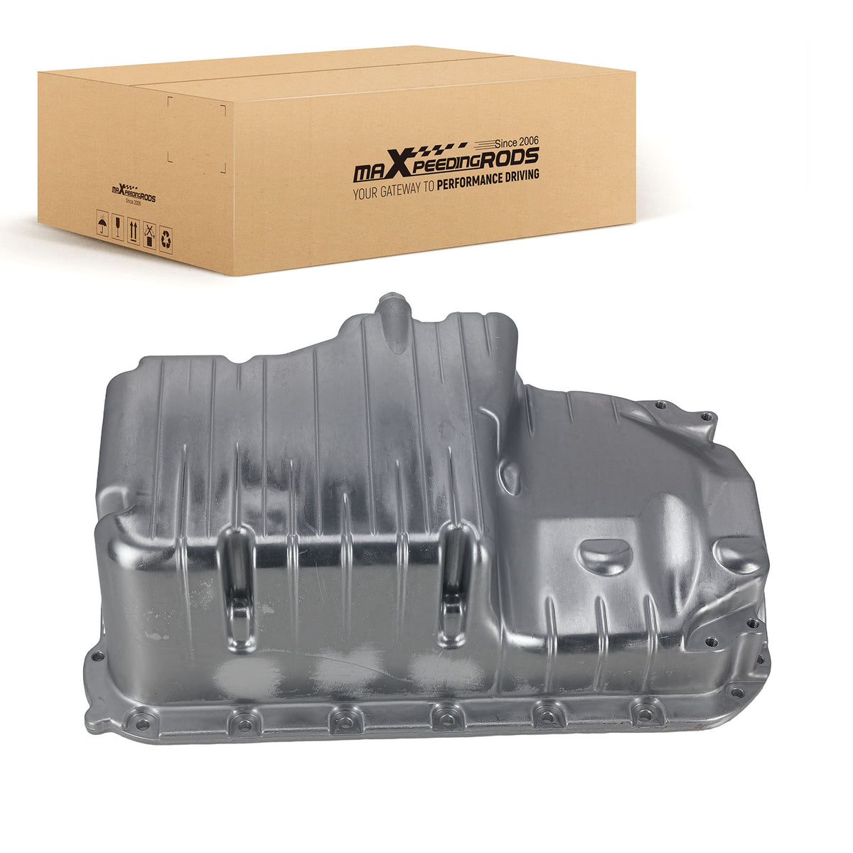 Aluminum Engine Oil Pan compatible For Acura EL 1997-2000 11200P2J000 L4 1.6L Front