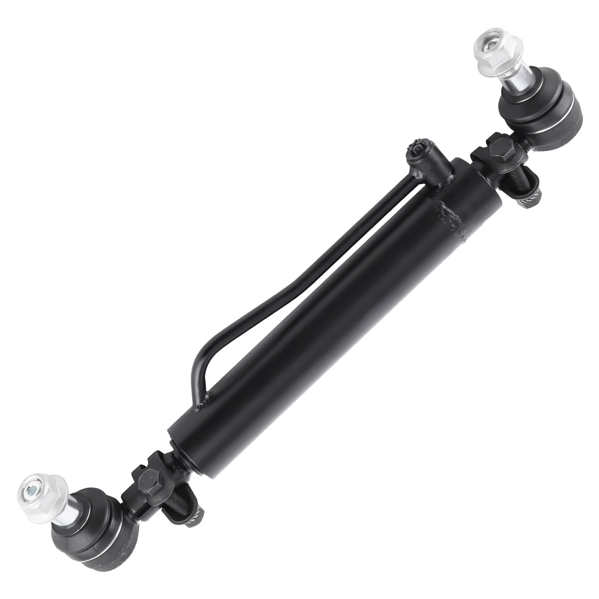 Power Steering Cylinder w/ Nuts compatible For Case 480C 480D 480E 480ELL 480F D128454 2WD