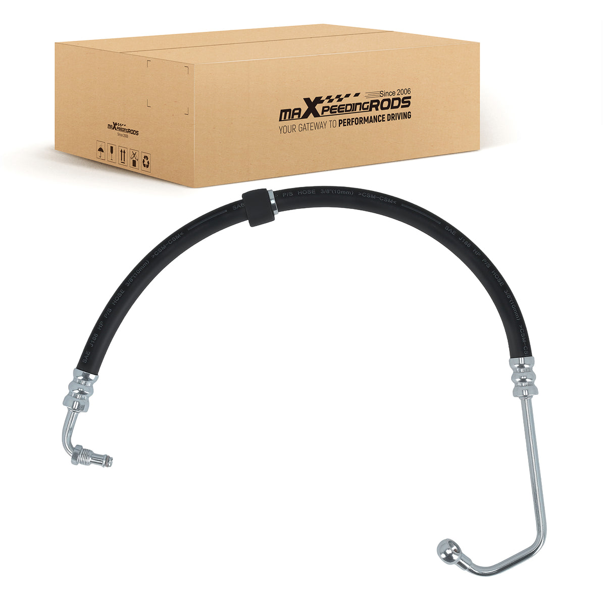 Power Steering Pressure Line Hose compatible For Mercedes E320 W210 S210 1998-2002 3401015