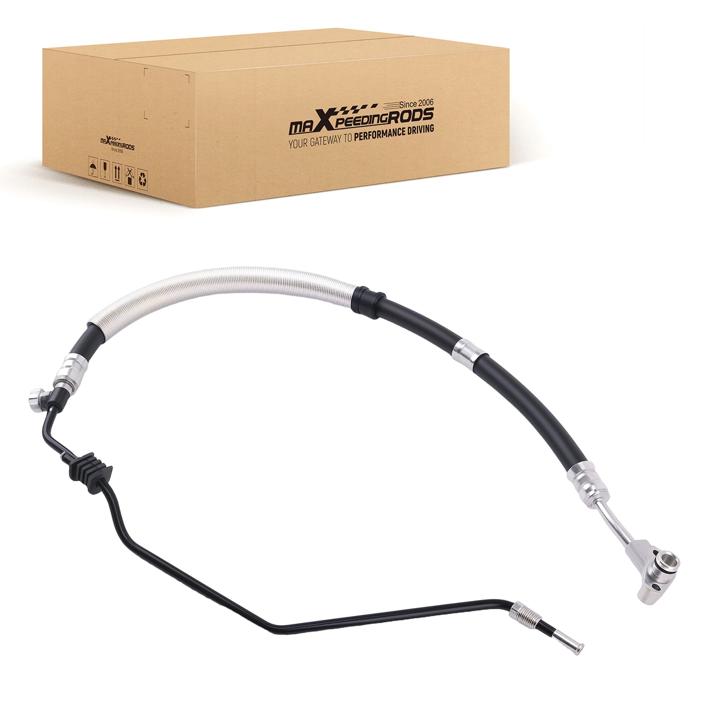 Power Steering Pressure Line Hose compatible For Honda Odyssey 3.5L 2008-10 53713SHJA02