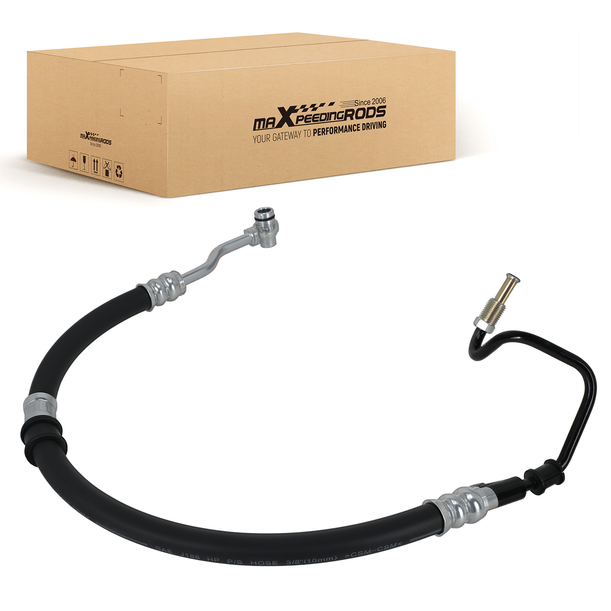 Front Power Steering Pressure Line Hose compatible For Acura EL compatible For Honda Civic 2001-2005