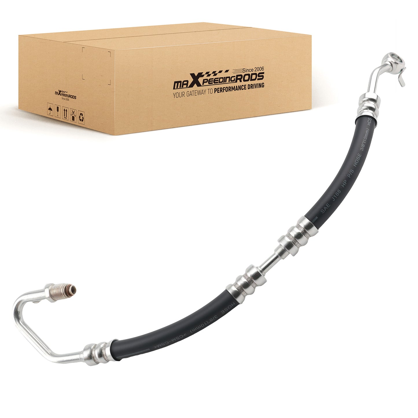 Power Steering Pressure Line Hose compatible For Audi Q7 V6 2007-2010 7L8422893AD