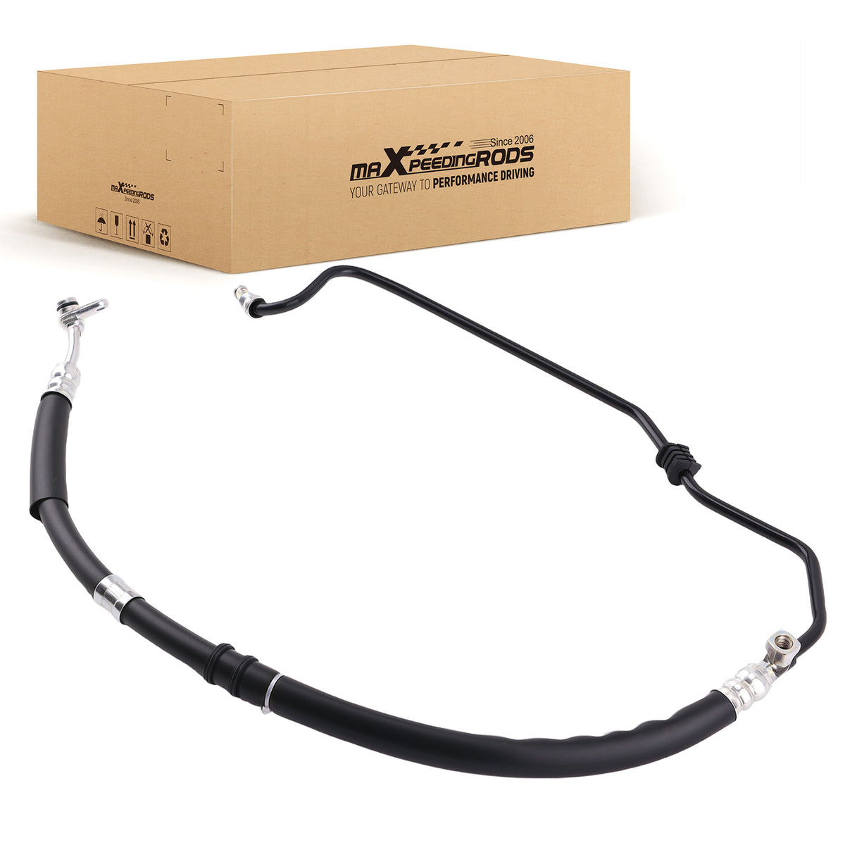 Power Steering Pressure Hose Assembly compatible For Acura TSX Accord 53713-SDA-A02