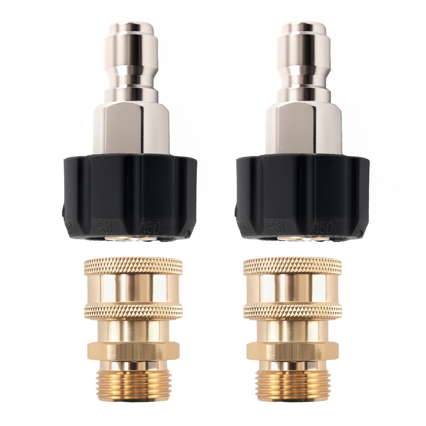3/8 Quick Connect Brass Coupler M22 For Pressure Washer Accessories 5000PSI
