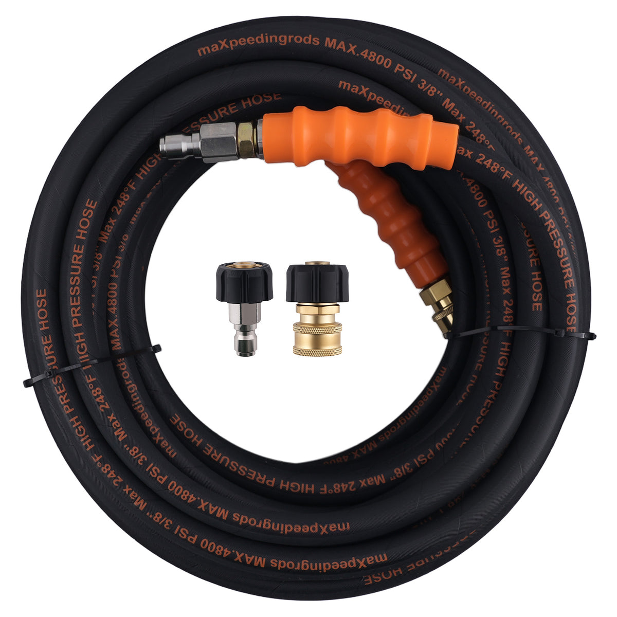 3/8 Pressure Washer Hose 70FT 4800PSI Kink Resistant compatible For Honda Steel Wire Braid
