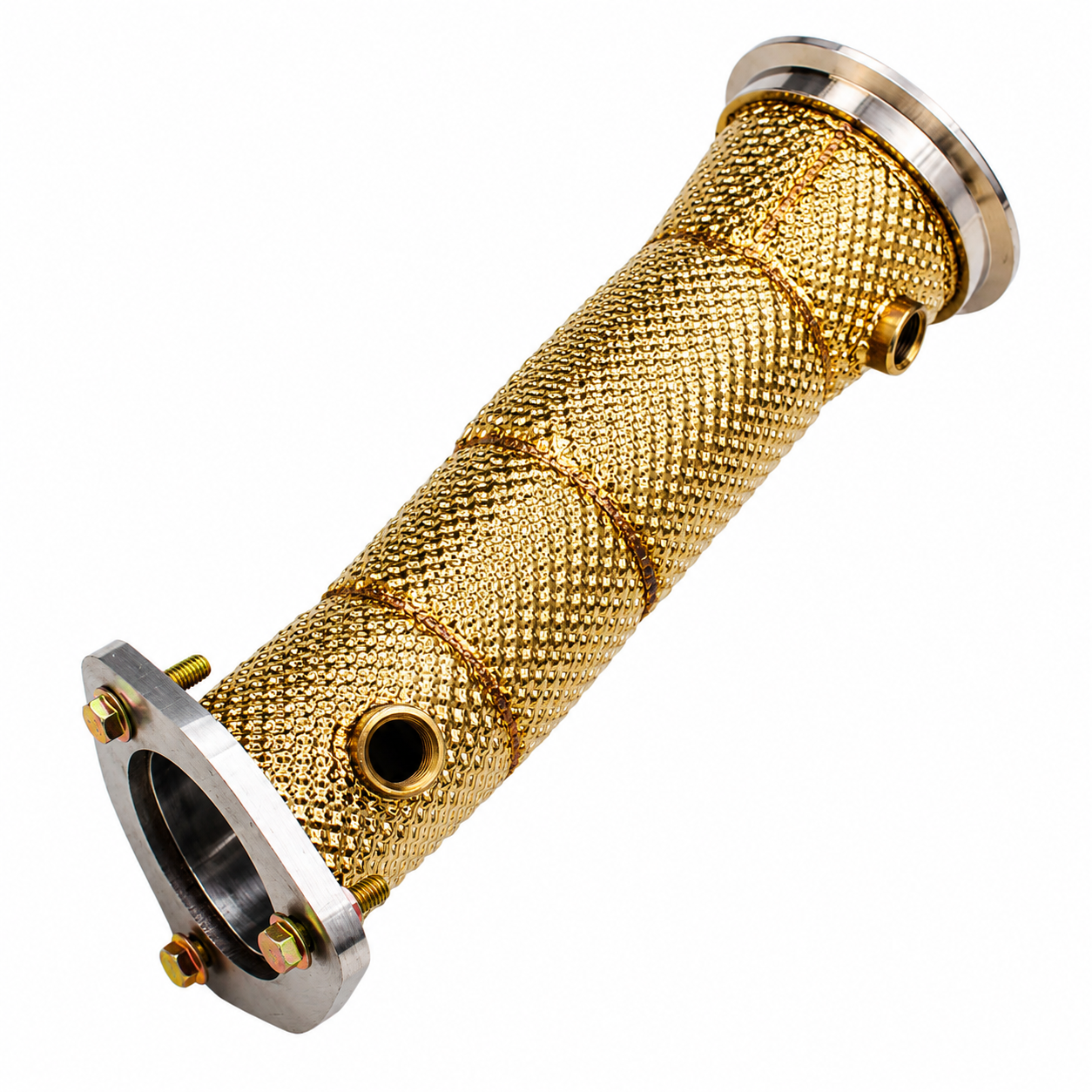 Single Catless High Flow Stainless Exhaust Downpipe for A4 A5 Q5 B9.5 2.0T