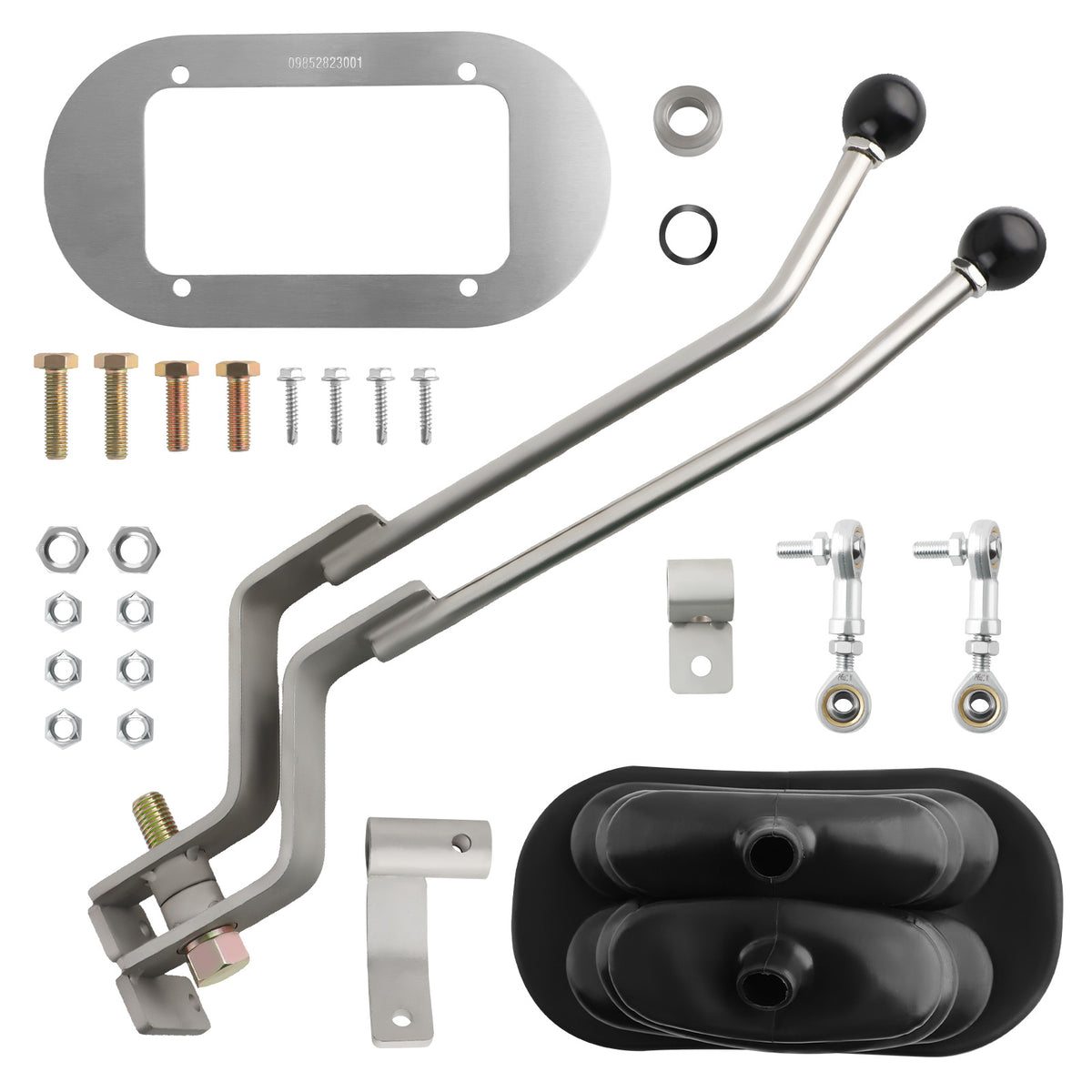 Stainless Twin-Stick ShifterBoot For NP-205 Transfer compatible For Case Shifter NP205GM8