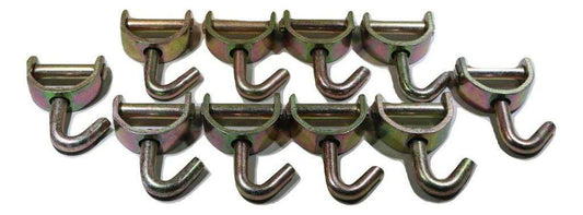 2 Inch Swivel J Hook for Auto Hauling Ratchet Strap Assemblies 10 PACK | 2SJX10
