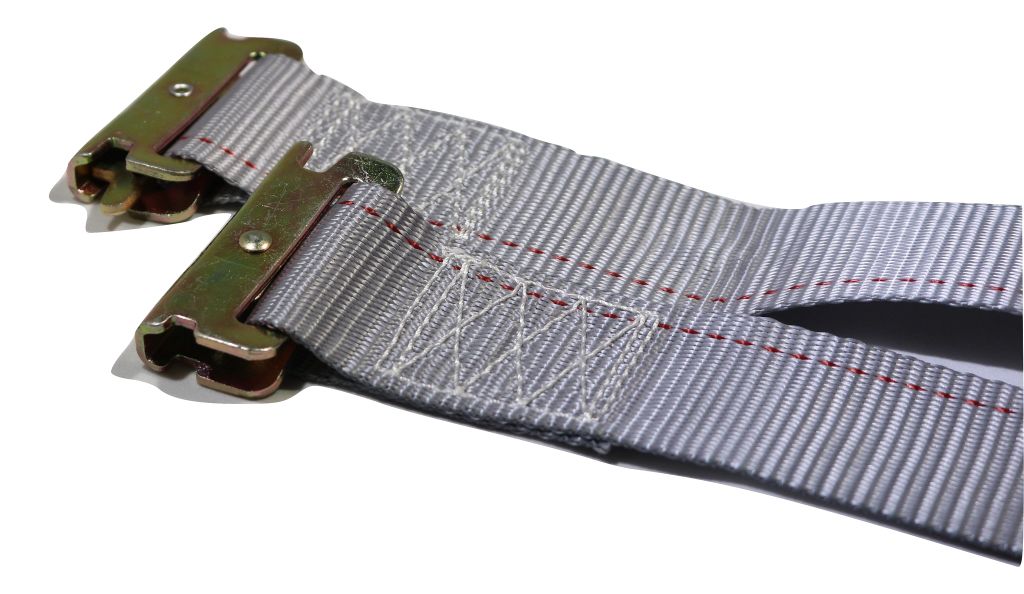 2"x 16 Ft Logistic Van Ratchet E-Track Straps w/ Spring E Fittings | 100 PACK