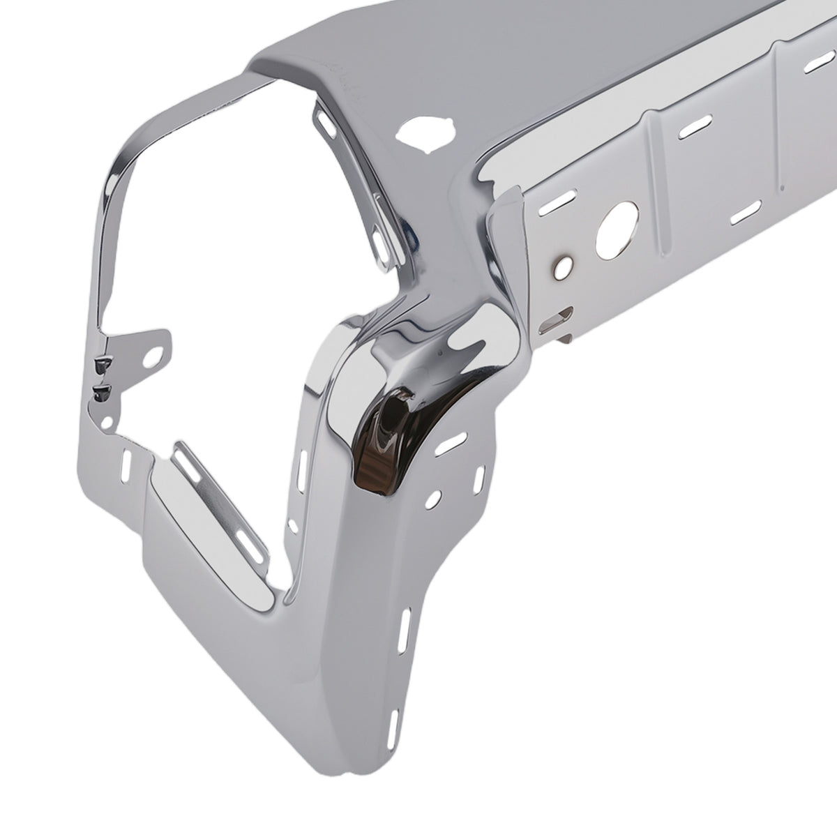 Chrome Bumper End compatible For Ford F250 F350 F450 2023-25 Rear Right W/ Sensor