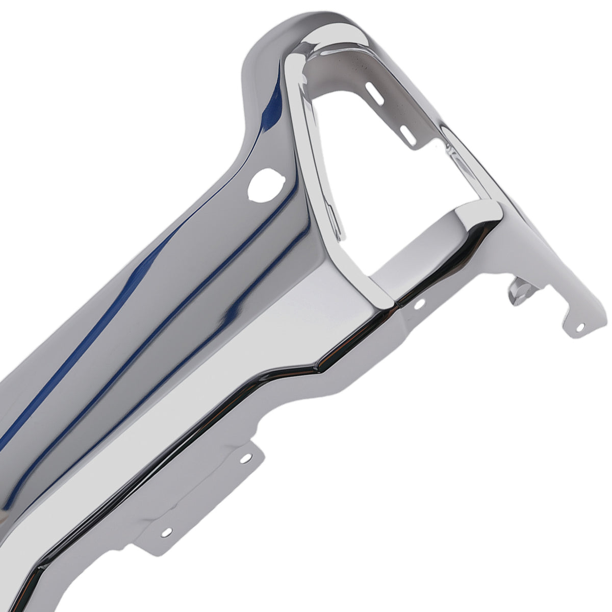 Chrome Bumper End compatible For Ford F250 F350 F450 2023-25 Rear Right W/ Sensor