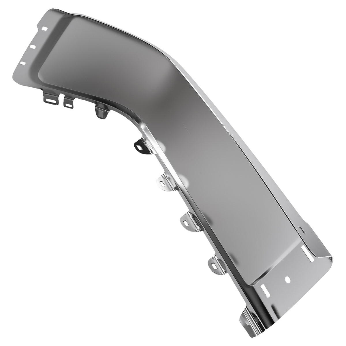 Bumper End Set compatible For Silverado 1500 LS 2007-2013 Steel Chrome 15284308 W/O Sensor