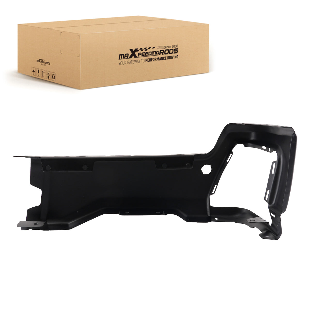 Left Rear Bumper End Direct compatible For Ford F250/F350/F450 2023-2025 PC3B17A894MAPRAA