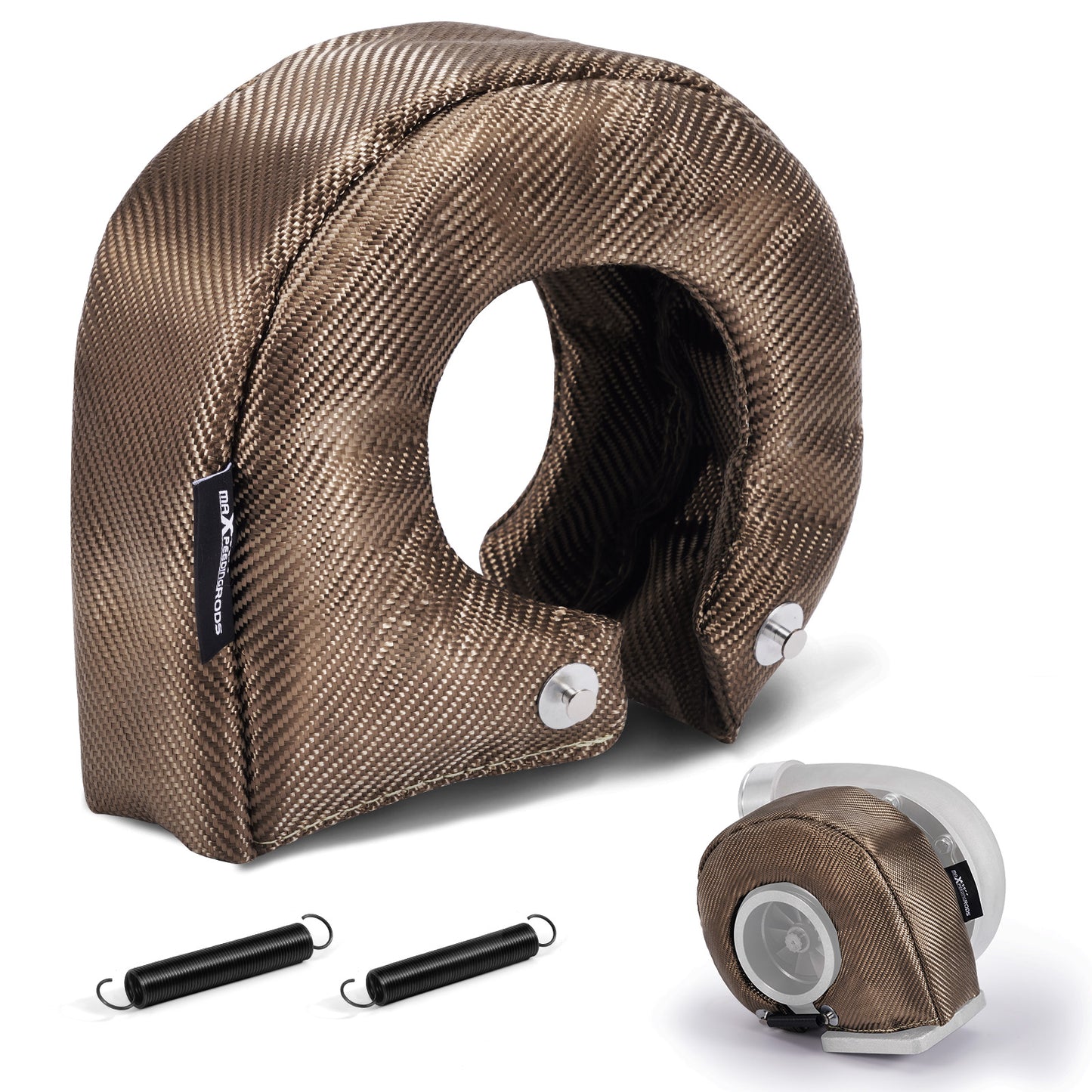 T4 Turbo Housing Blanket Heat Shield Barrier Turbocharger CoverTitanium Fiber