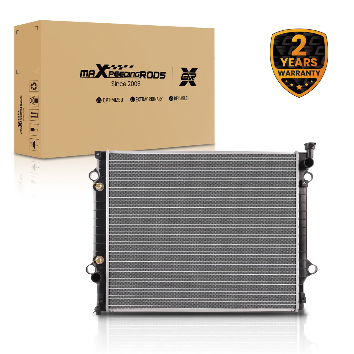 Engine Coolant Radiator Assembly compatible For Toyota Tacoma 2.7 3.5L CU13565 2016 - 2023
