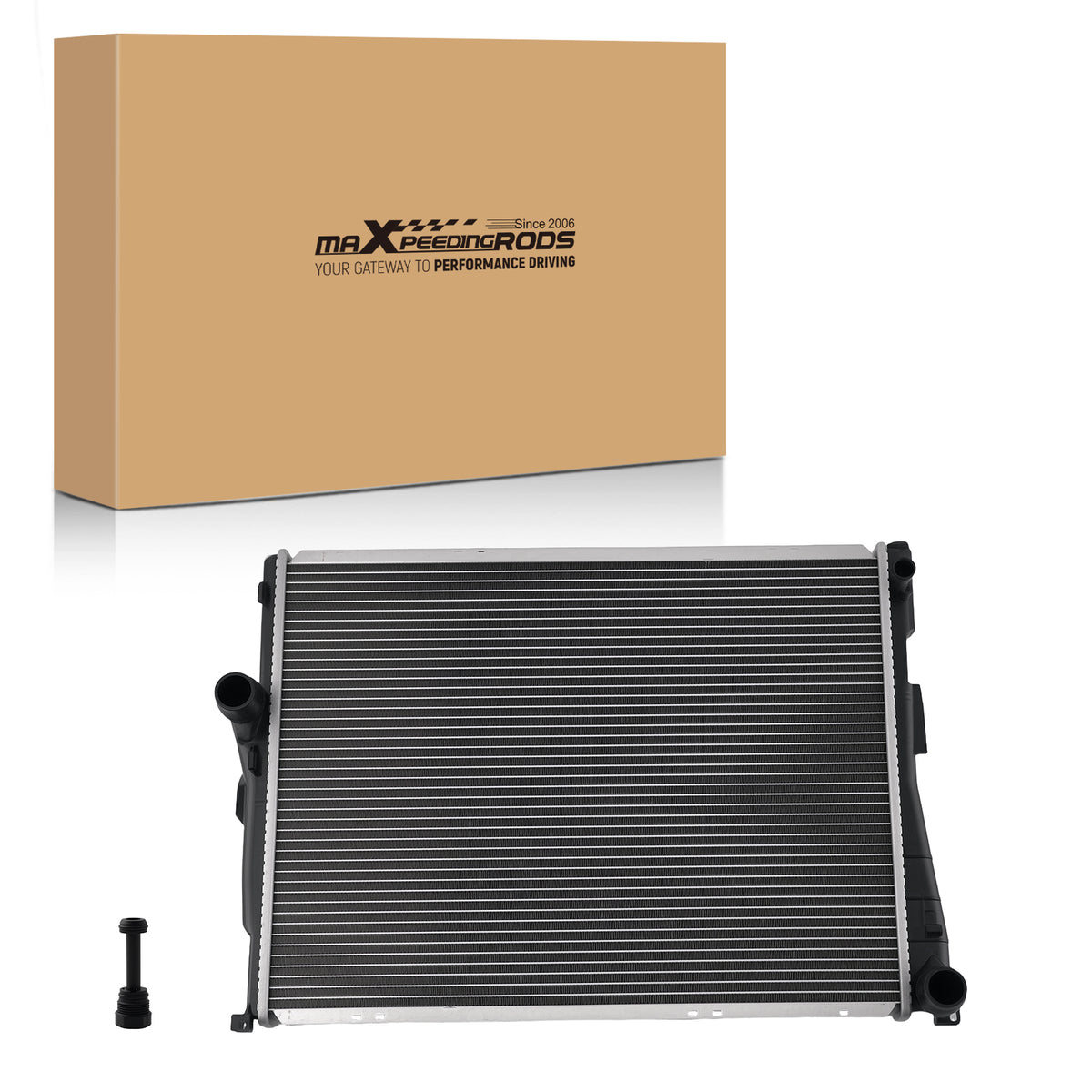 Aluminum Core Radiator compatible For BMW 323i 325i Z4 2000-2008 17117551635 Direct Fit