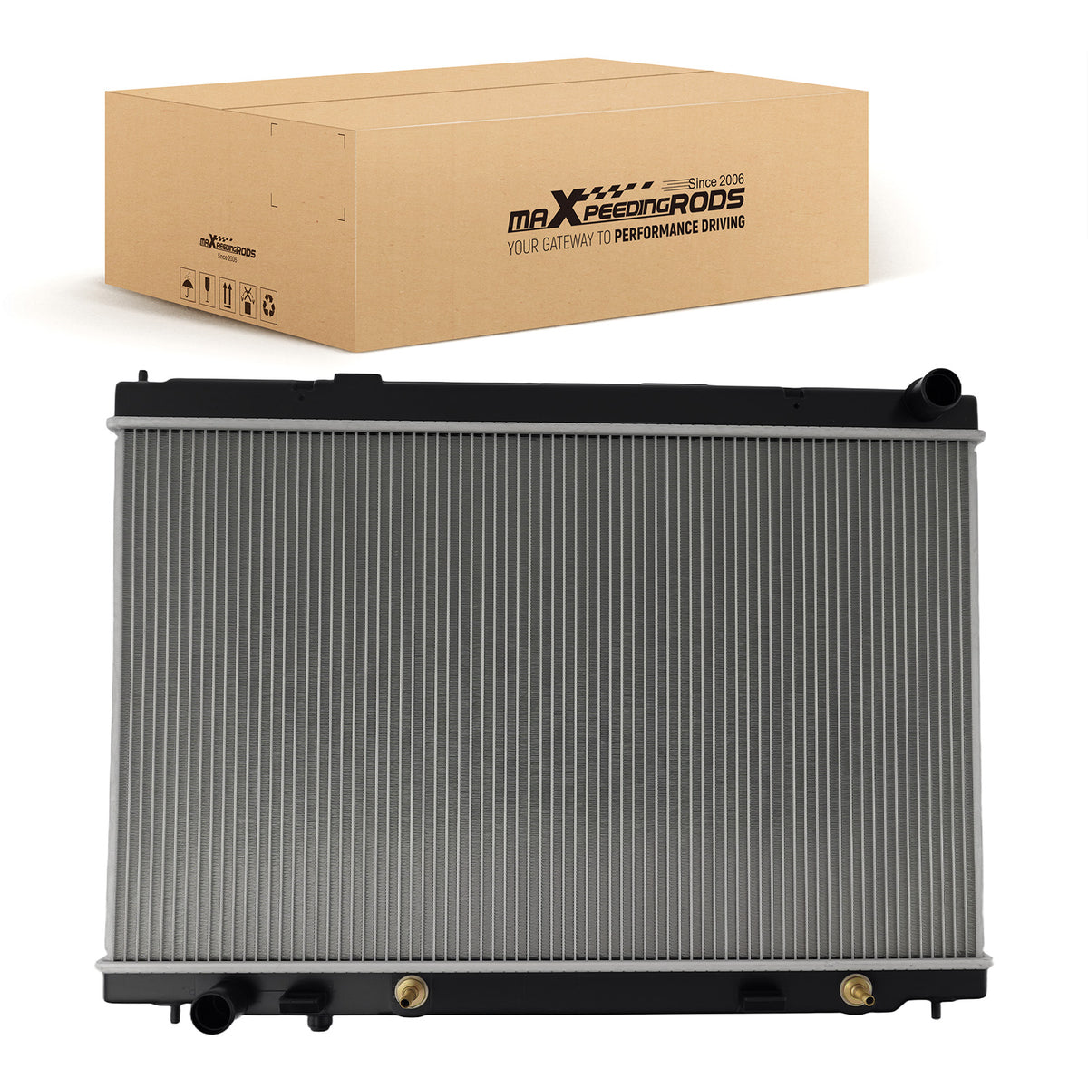 Aluminum Coolant Radiator compatible For INFINITI M35/M45 06-10 21460EH100 13012